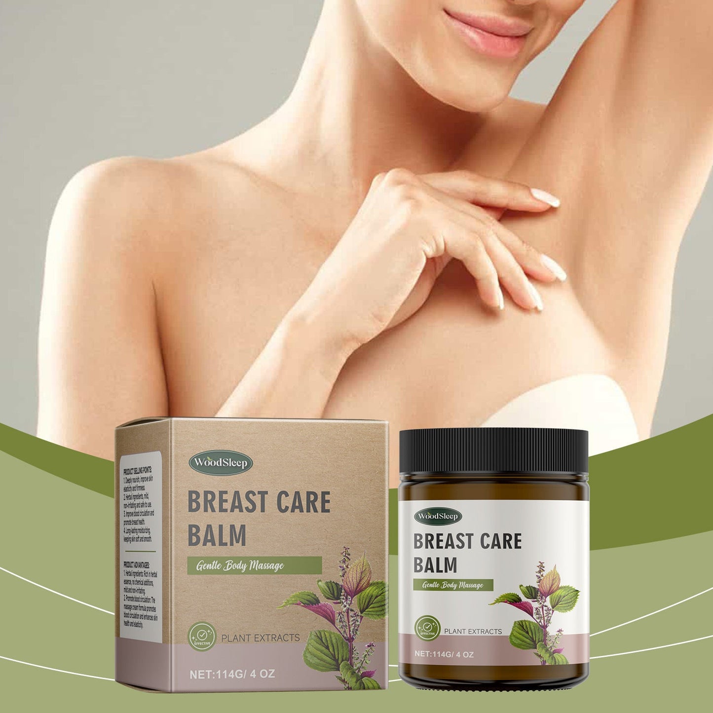 Herbal Chest Care Cream Care Moisturizing Ooho