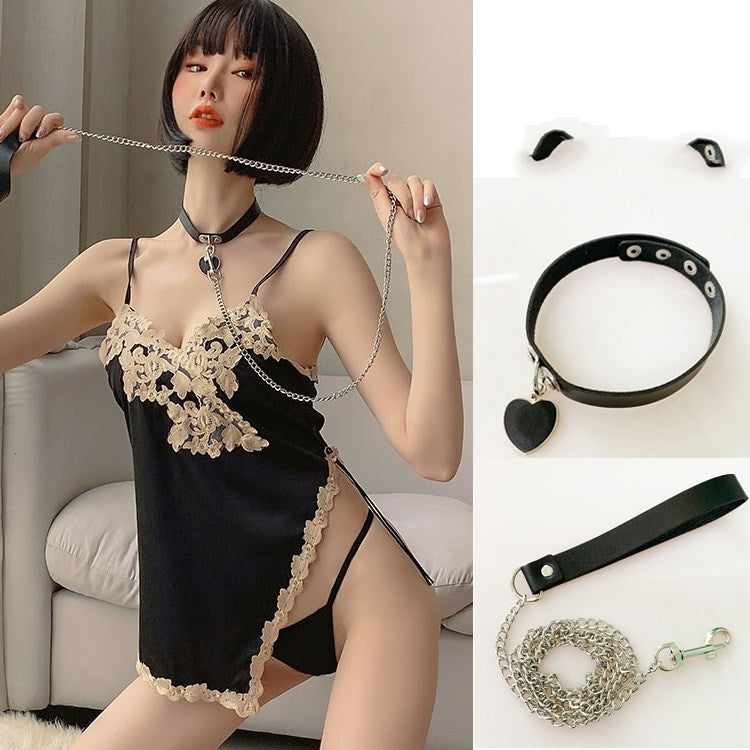 Sexy lingerie sexy pajamas uniform set Ooho