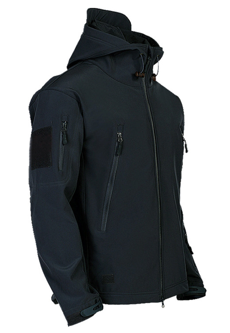Soft Shell Jacket Men Windproof Hooded Jacket Ooho