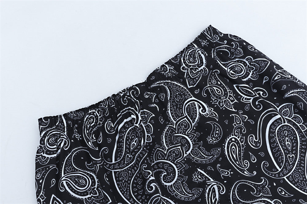 Fashion Paisley Full Printed Shorts Men Ooho