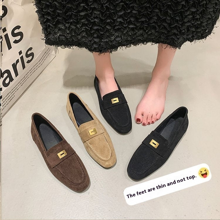Commuter Shoes Female Flat Loafers Ooho
