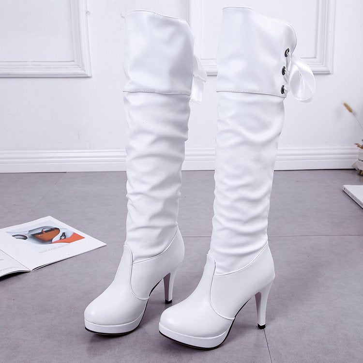 New all-match high heel women over the knee boots Ooho