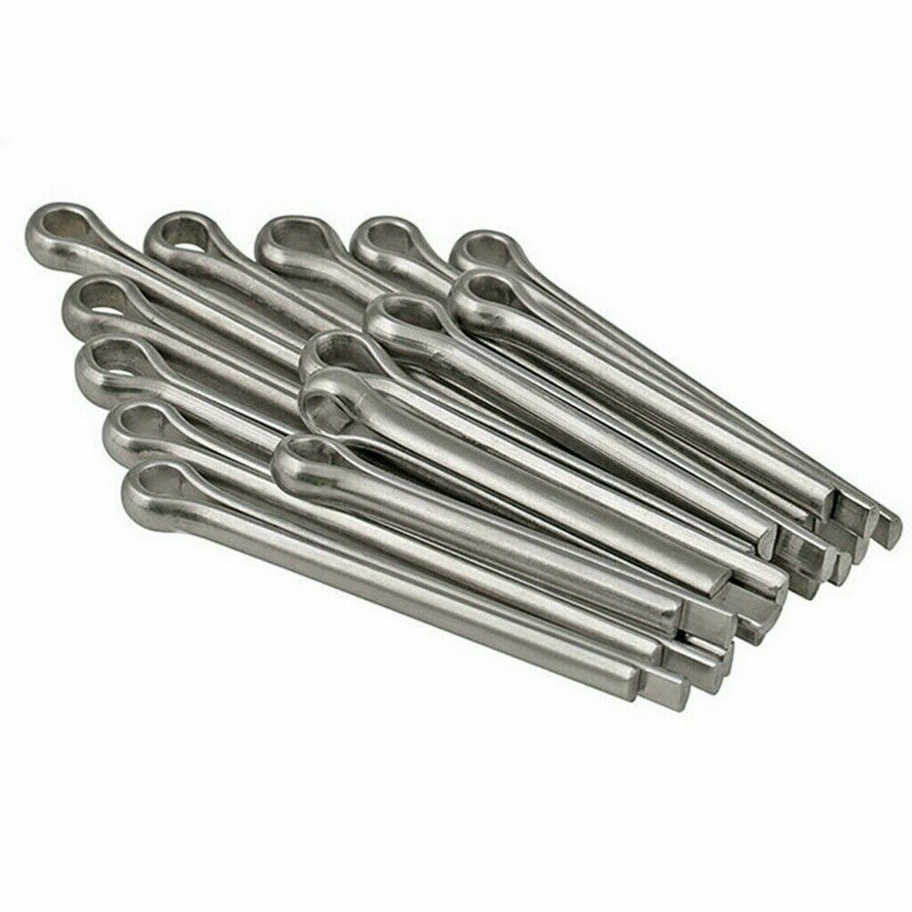 UK 150Pcs Split-Pins Split Cotter Pins Stainless Steel A2 Marine Grade 304