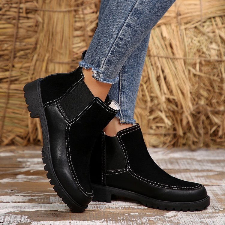 Platform Ankle Boots Short Martin Boots For Women Ooho