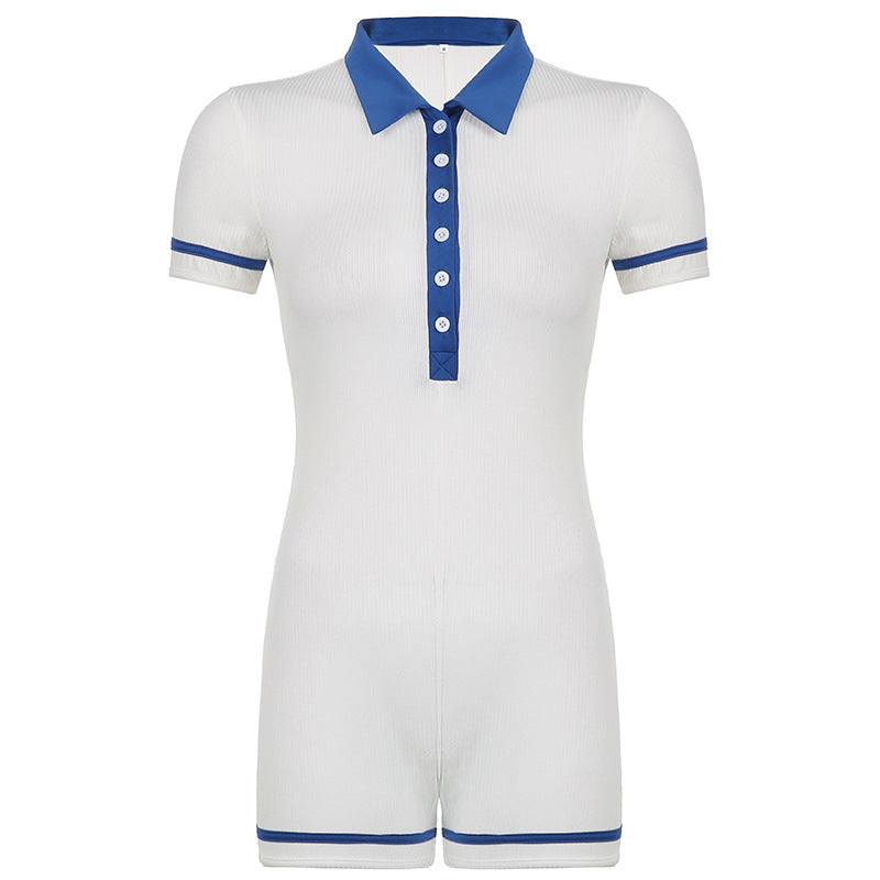 Women’s Casual Sports Jumpsuit Shorts | Stylish Summer Romper for Active Ladies Ooho