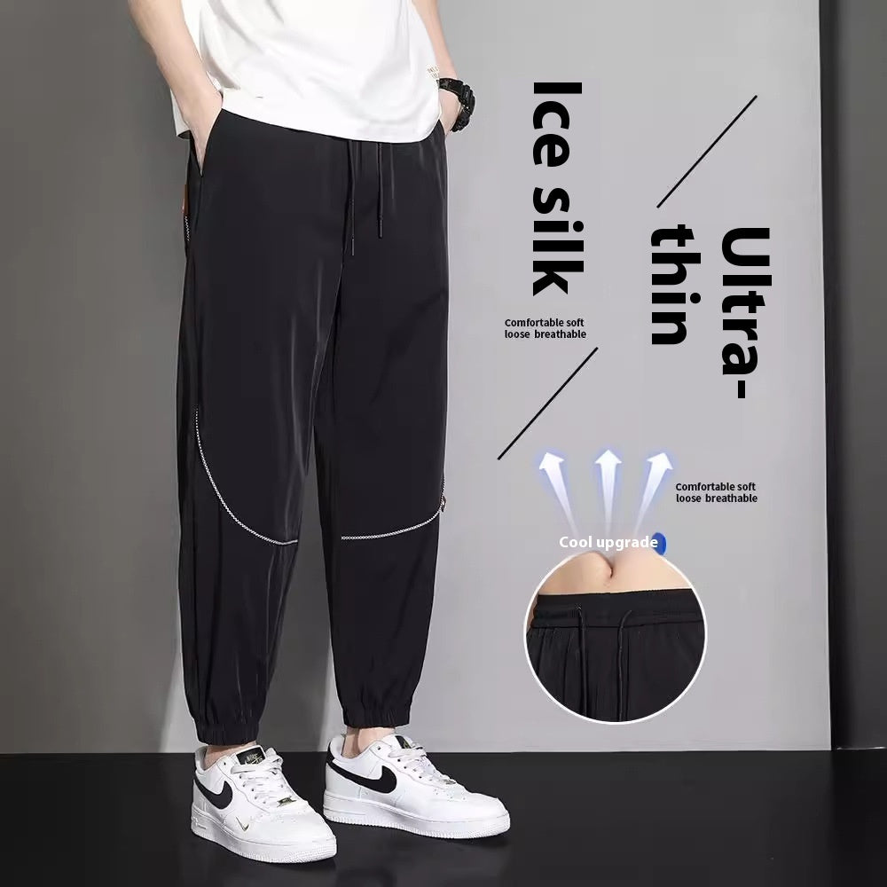 Men's Pants Tappered Casual Pants Men Trousers Sweatpants Ooho