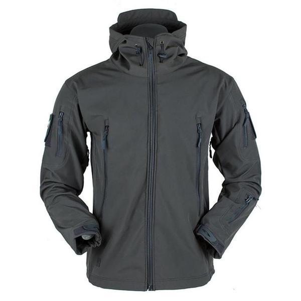 Soft Shell Jacket Men Windproof Hooded Jacket Ooho