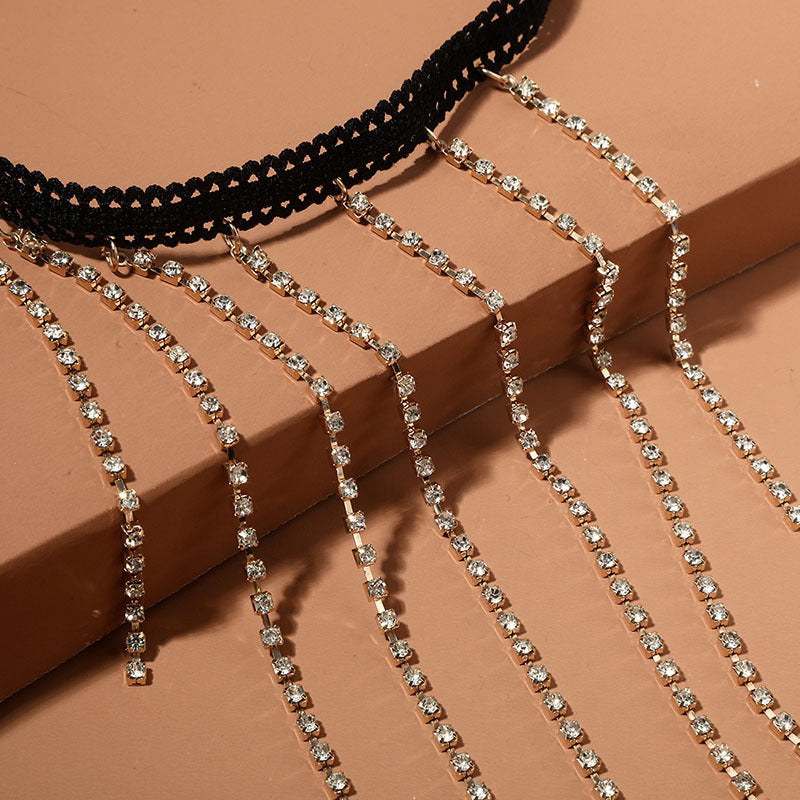 Claw Drill Leg Women Ins Adjustable Elastic Body Chain Jewelry