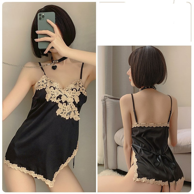 Sexy lingerie sexy pajamas uniform set Ooho