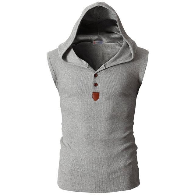 Eminem Sleeveless Hoodies For Men Ooho