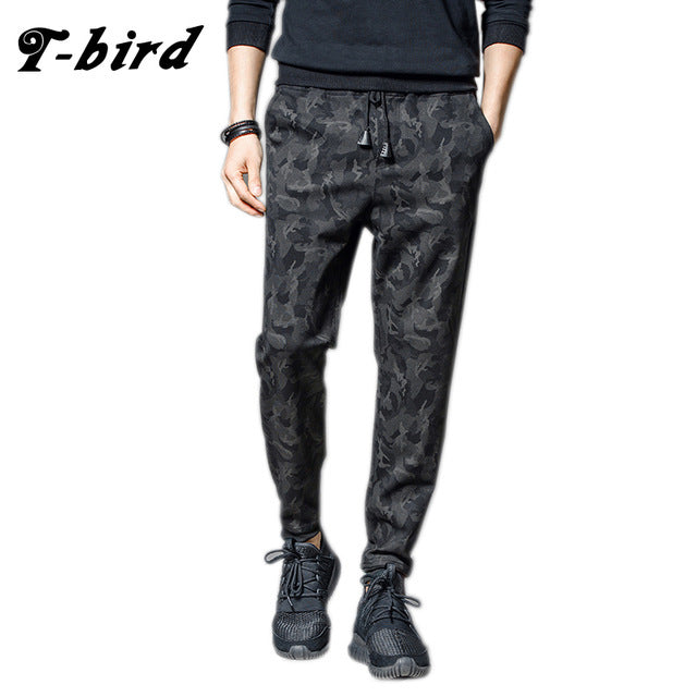 T-Bird Joggers Pants Men Streetwear Camouflage Pants pantalon homme Hip Hop Men Joggers Sweatpants High Quality Male Pants Ooho