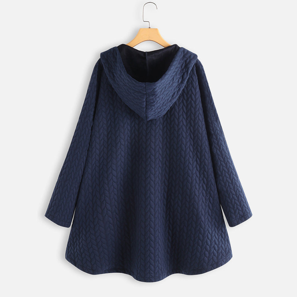 "Women’s Cotton Winter Jacket – Long Warm Parka for Cold Weather