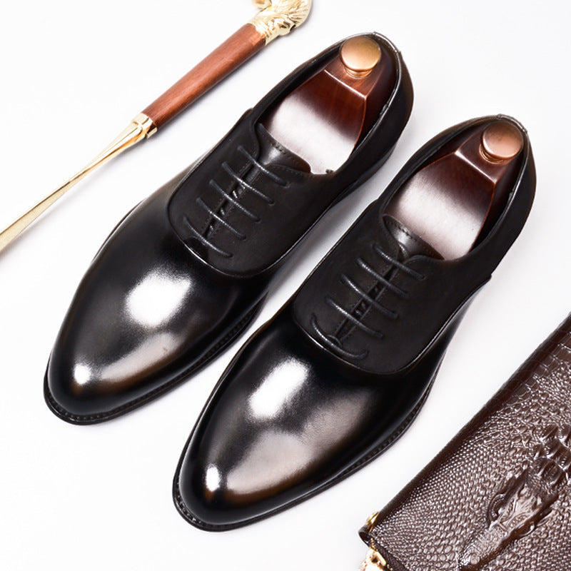 Vintage British Business Mens Formal Leather Shoes Ooho