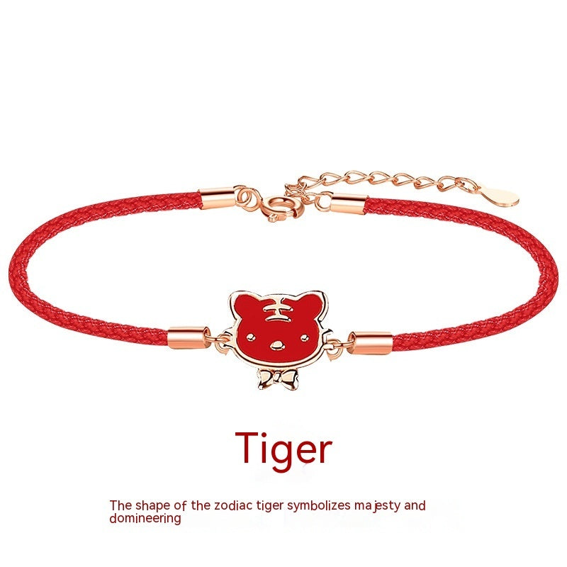 Zodiac Red Rope Bracelet For Women Ooho