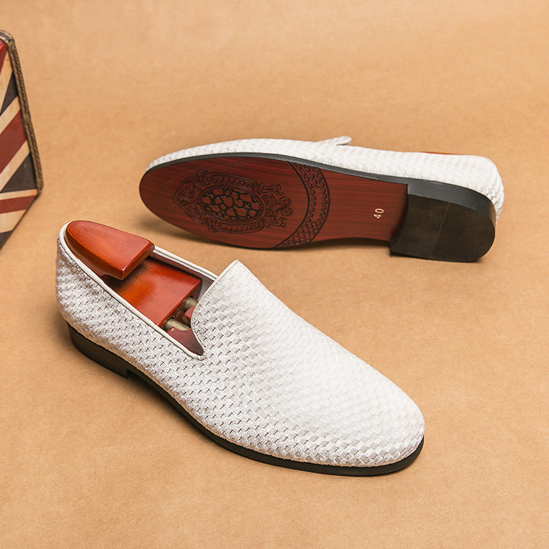 Trendy Casual Driving Leather Shoes For Men Ooho