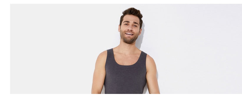 Silk Patch Traceless Thermal Vest For Men Ooho