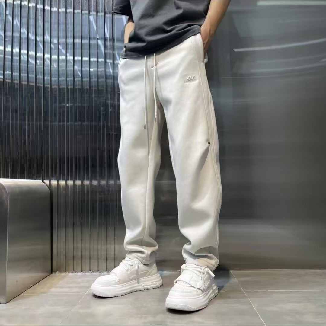 Loose Straight Track Sweatpants Casual Long Pants Men Ooho