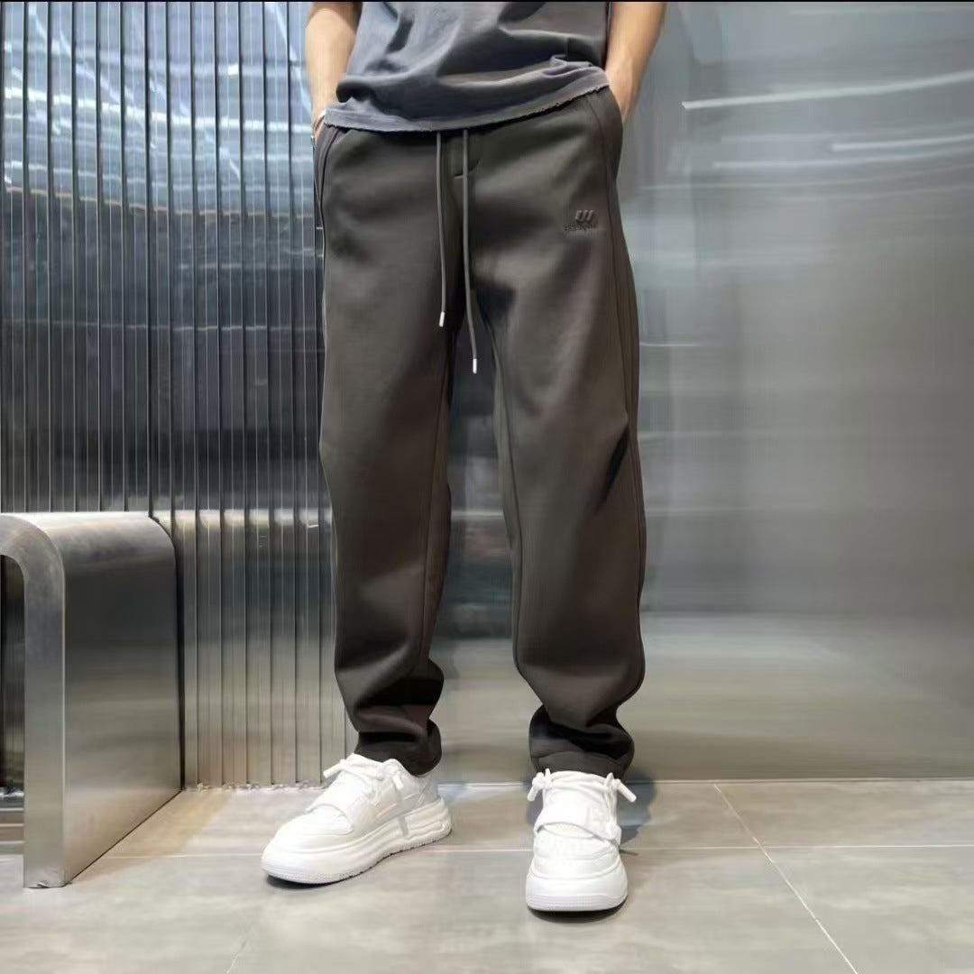 Loose Straight Track Sweatpants Casual Long Pants Men Ooho