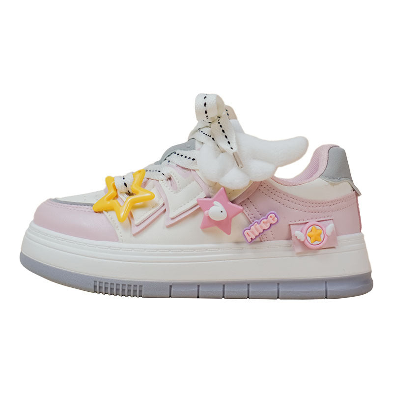 All-match And Cute Thick-soled Casual Sneakers Women Ooho