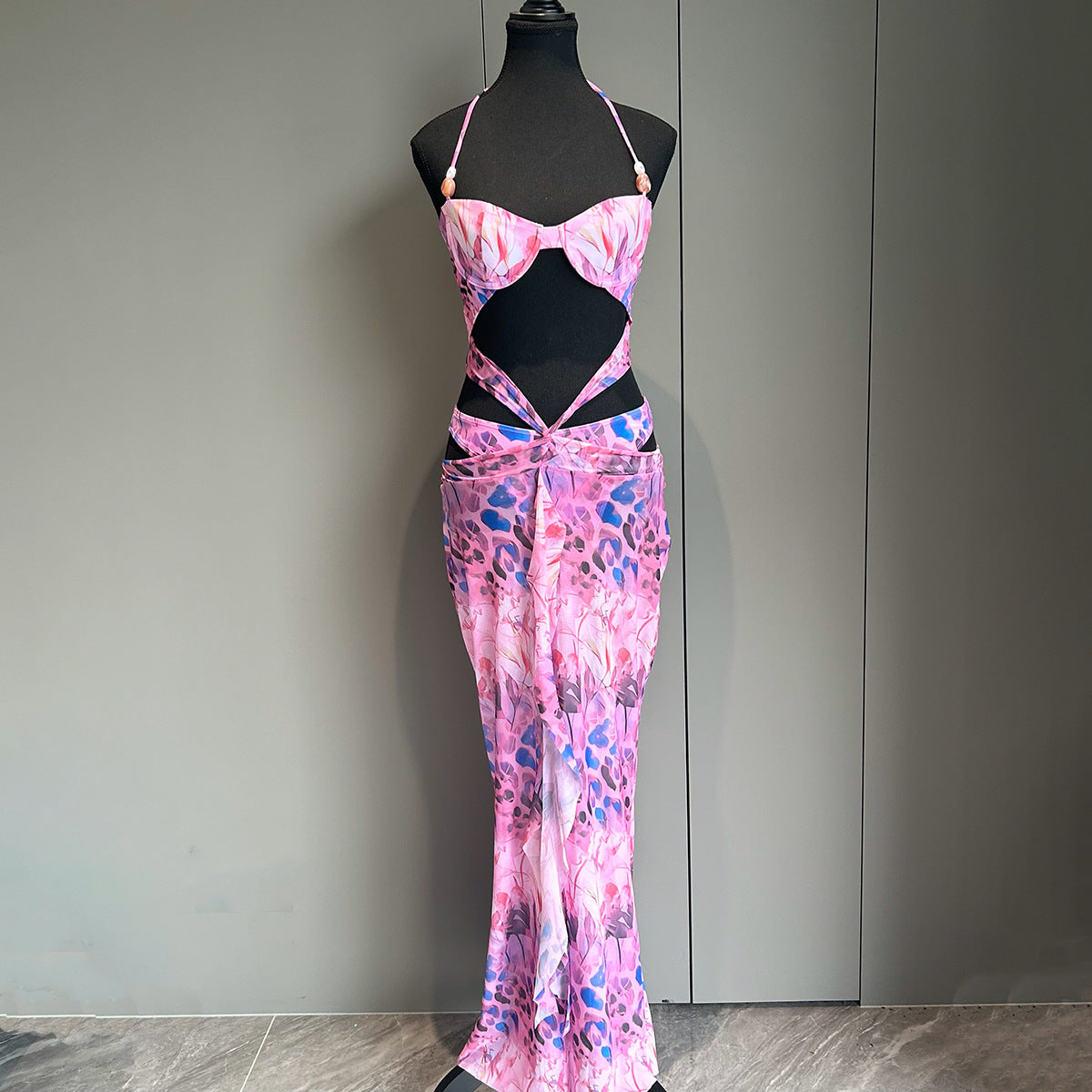 Sexy Bikini Printed Split Women's Swimsuit Swimsuit Female Dress Ooho