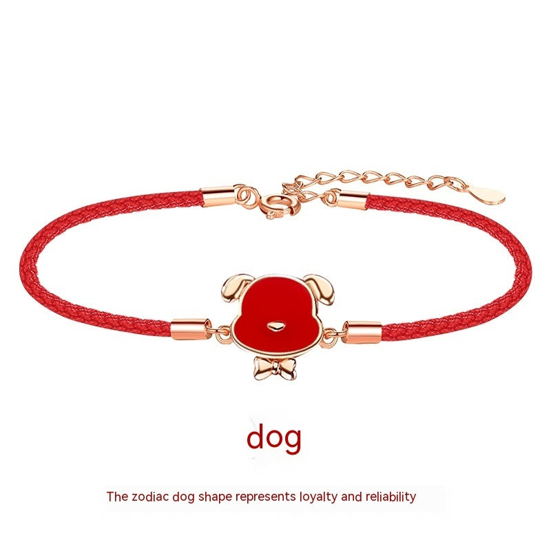 Zodiac Red Rope Bracelet For Women Ooho