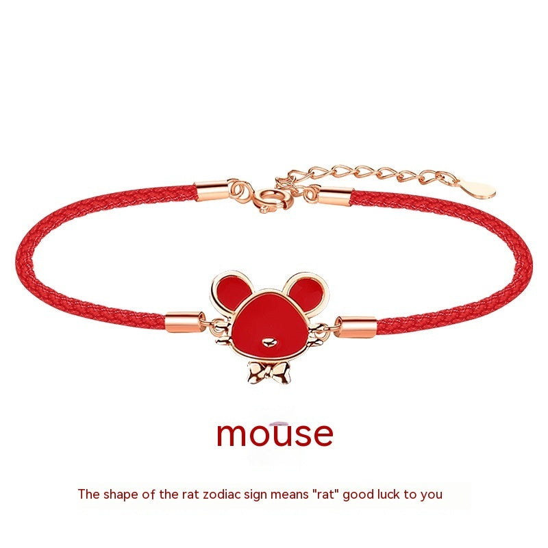 Zodiac Red Rope Bracelet For Women Ooho