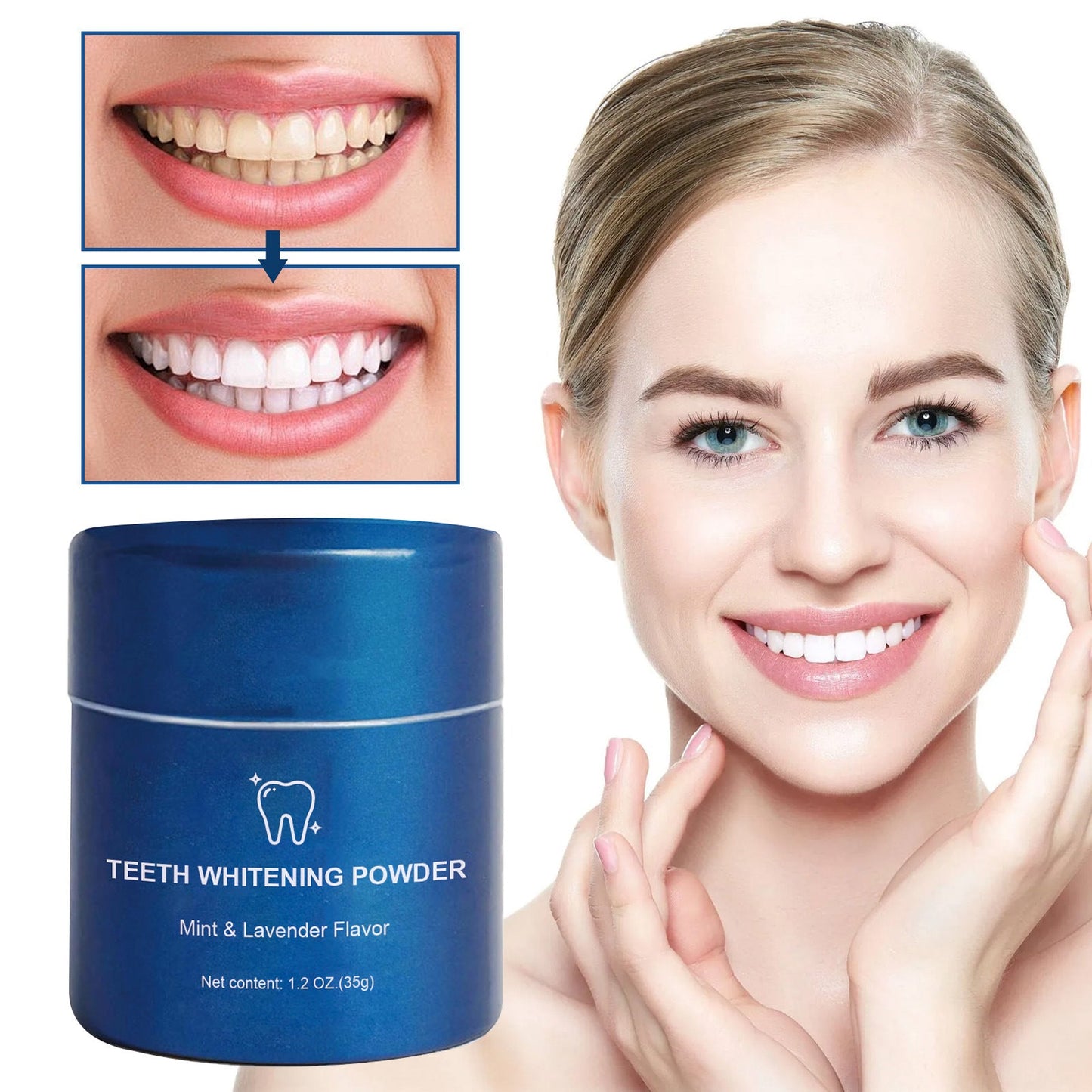 Teeth Whitening Powder Protect Oral Hygiene Ooho