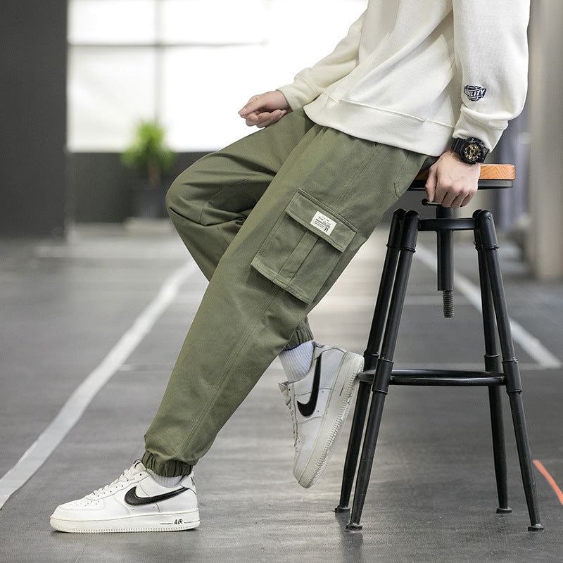 Cargo Pants Men Streetwear Joggers Casual Sweatpants Techwear Army Trousers Ooho