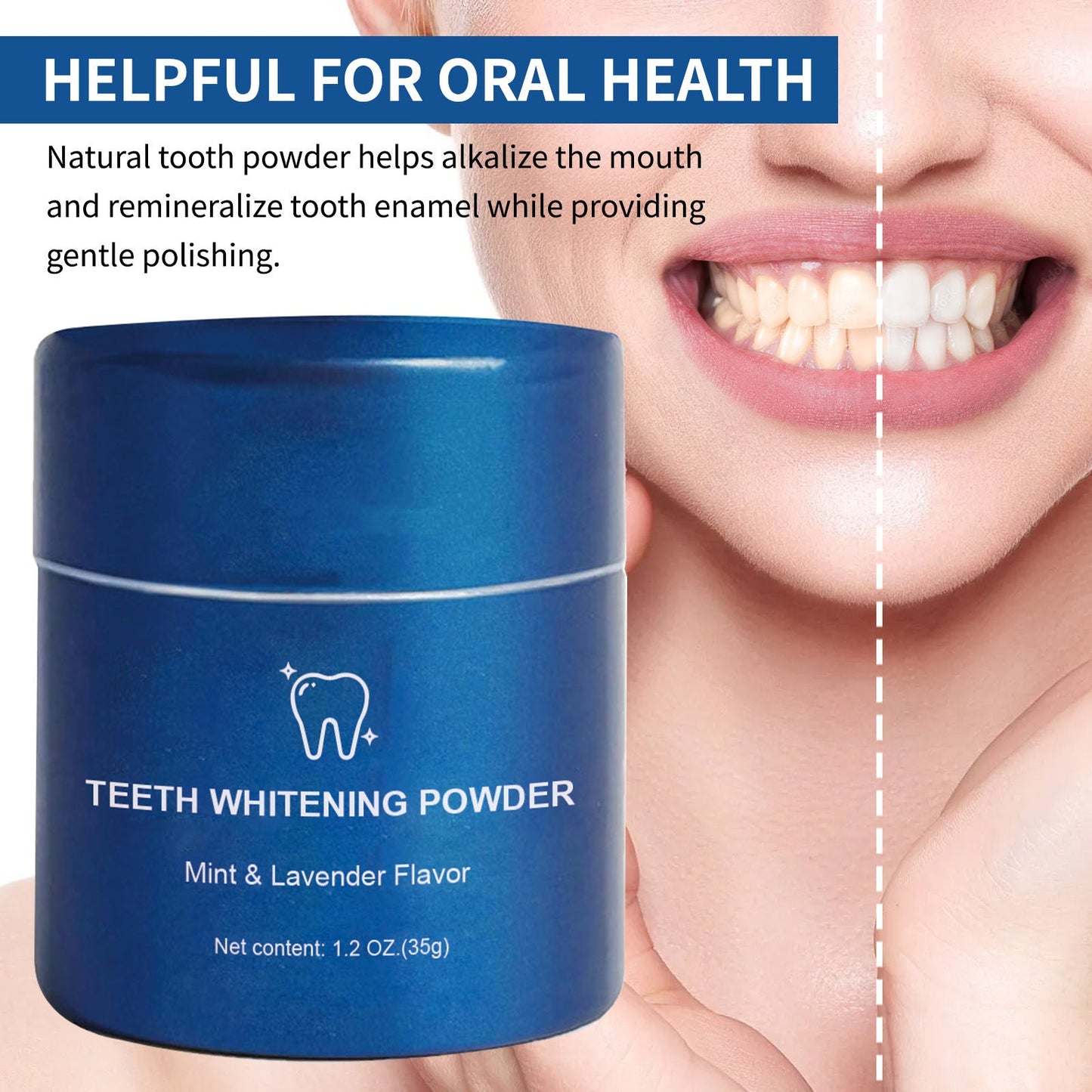 Teeth Whitening Powder Protect Oral Hygiene Ooho