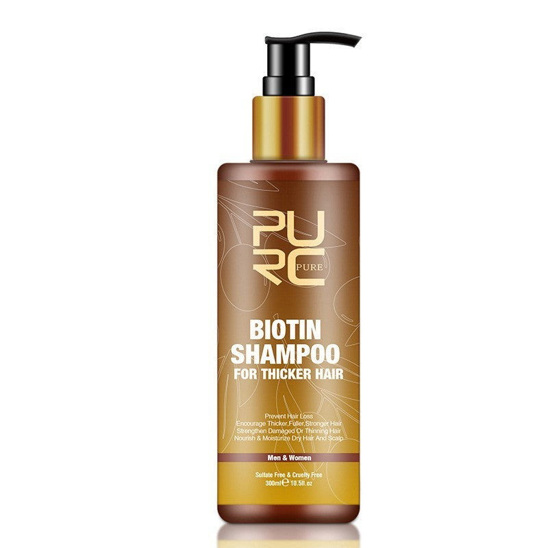 PURC Hair Care Ginger Biotin Three-piece Shampoo Conditioner Repair Dry And Frizz Essential Oil Ooho