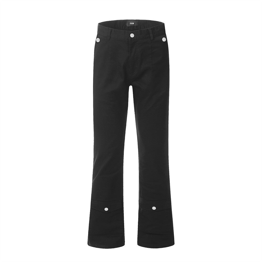 Fashion Slightly Flared Casual Pants Men Ooho