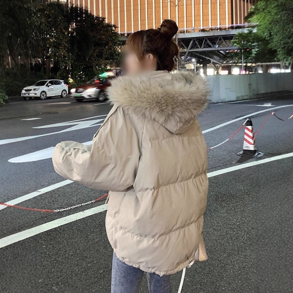 Loose Slimming Parka Coat for Women – Lightweight Warm Winter Outerwear Ooho