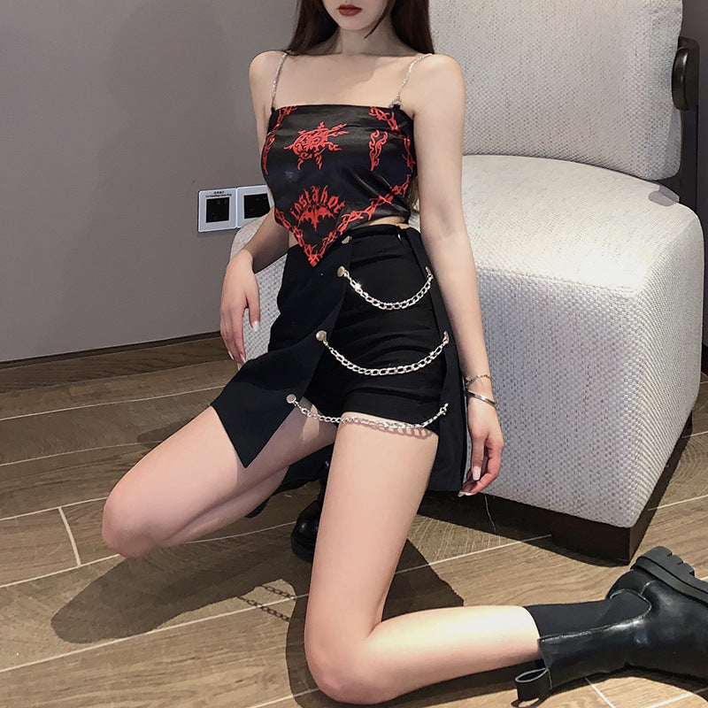 Irregular Hip Hop Culottes for Women | Streetwear Jazz Style Dance Pants Ooho
