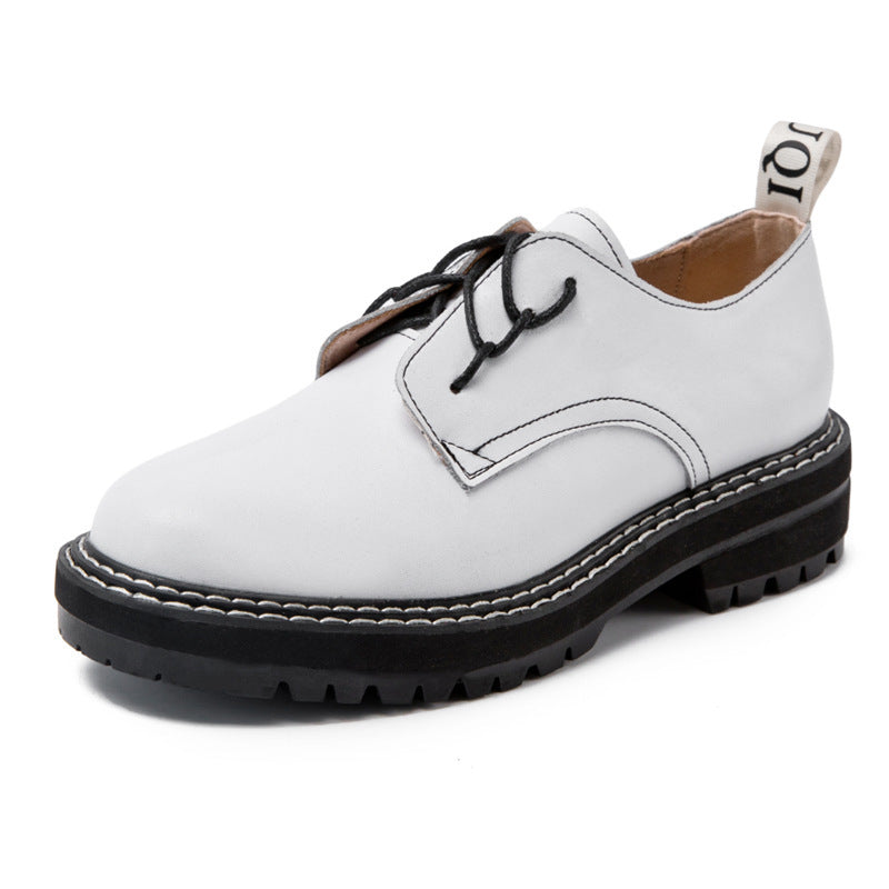 Korean All-match Women's Shoes Brock Oxford Shoes Ooho