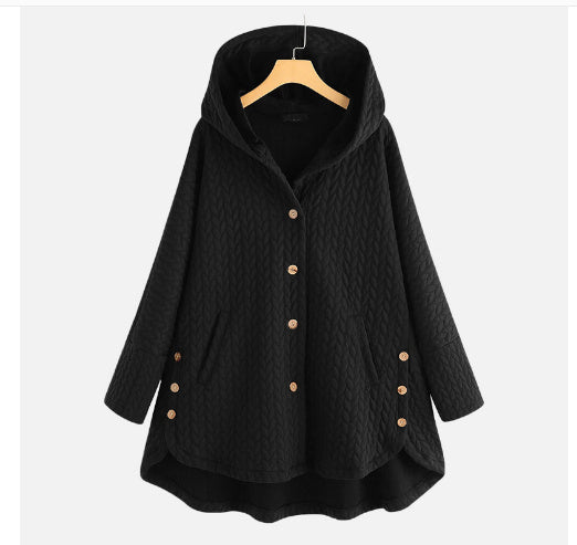 "Women’s Cotton Winter Jacket – Long Warm Parka for Cold Weather