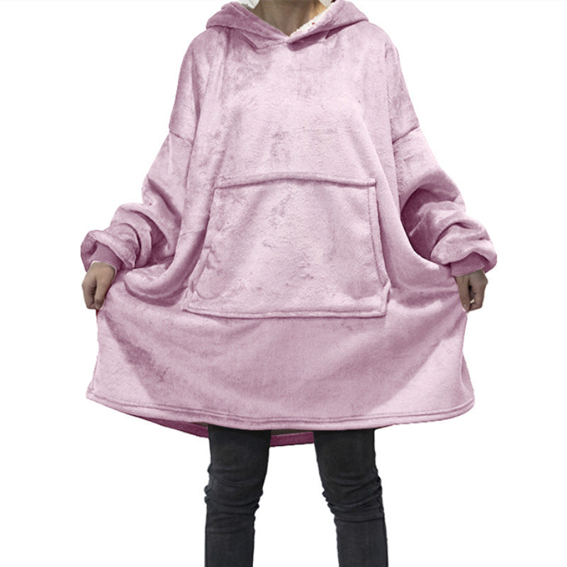 Men And Women Couples Paragraph Fleece Loungewear Robe Ooho