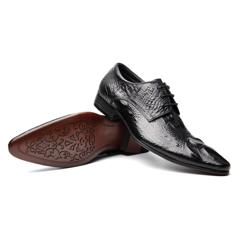 Hairdresser Men's Dress Handmade Leather Shoes Ooho