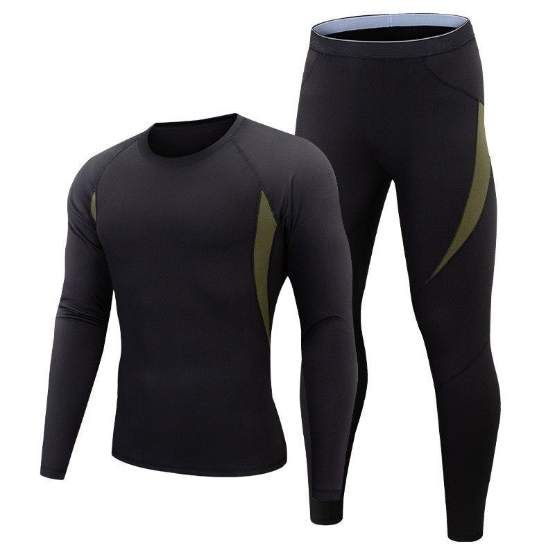 Sports Workout Clothes Thermal Underwear Suit For Men Ooho