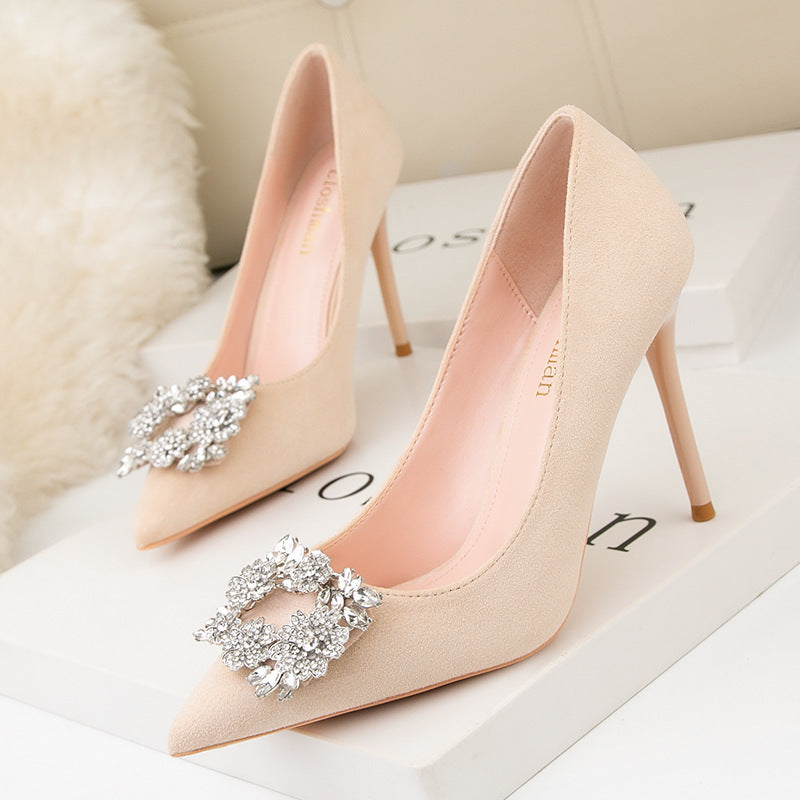 Women Pointed Toe Fashion High Heel Shoes Ooho