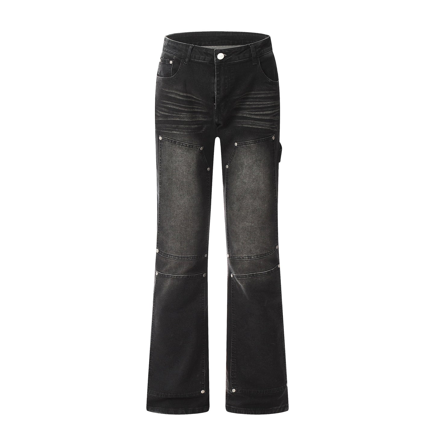 Women’s Washed High Street Vintage Skinny Jeans | Trendy Slim Fit Denim Pants Ooho