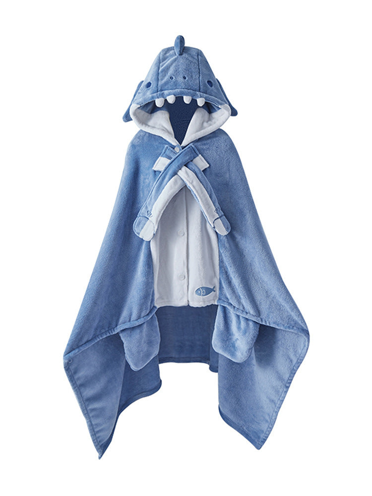 Women's Cape Style Hooded Nightgown – Cozy & Elegant Sleepwear for All Seasons Ooho
