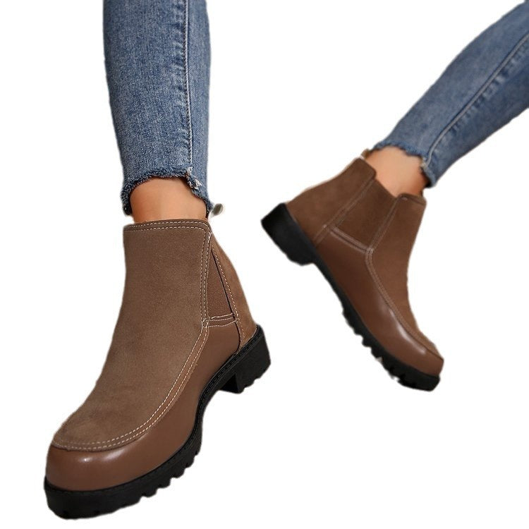 Platform Ankle Boots Short Martin Boots For Women Ooho