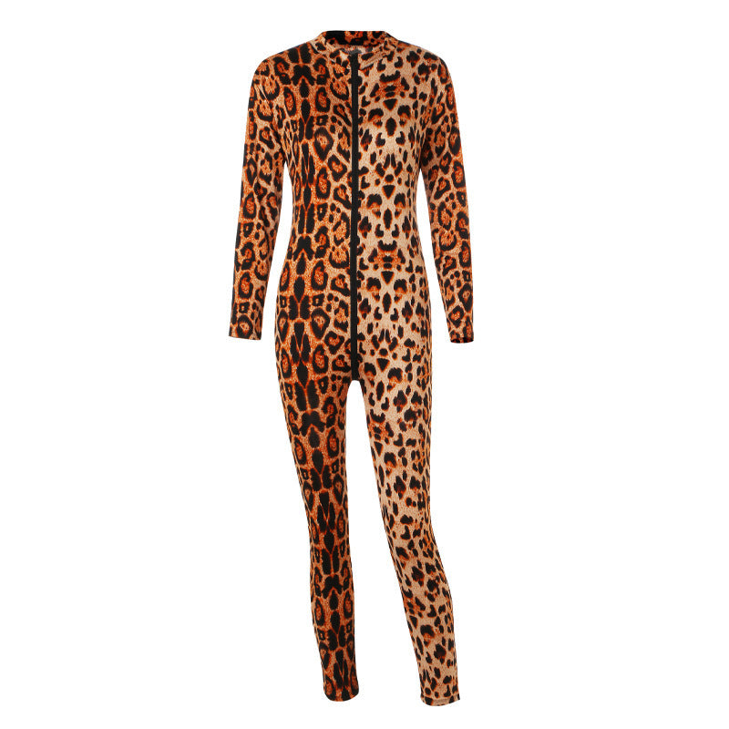 Leopard Bodysuit Long Sleeve Leopard Bodysuit Ooho
