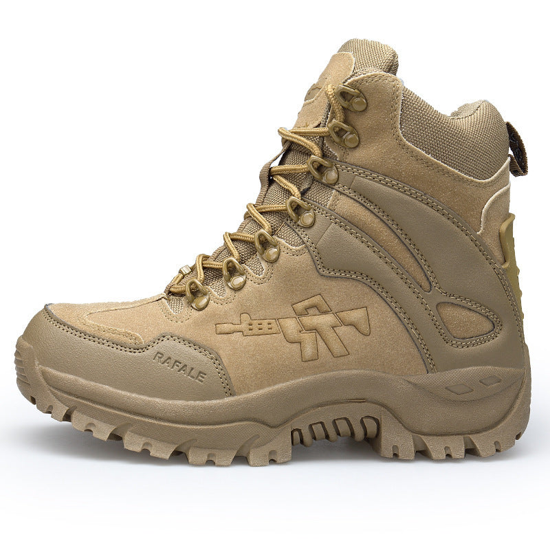 Large Size Army Fan Outdoor Hiking Shoes For Standing Boots Tactical Desert Shoes Military Boots Men Ooho