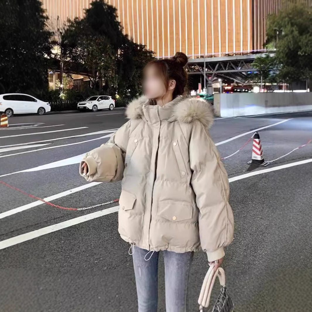 Loose Slimming Parka Coat for Women – Lightweight Warm Winter Outerwear Ooho