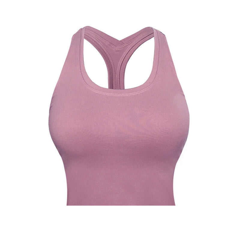 Sports Racerback Tank Top Short For Women Ooho