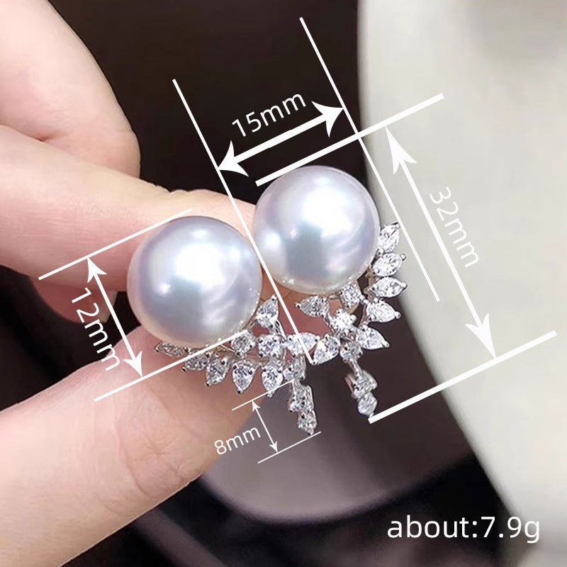 Pearl Earrings For Women Elegant Ooho