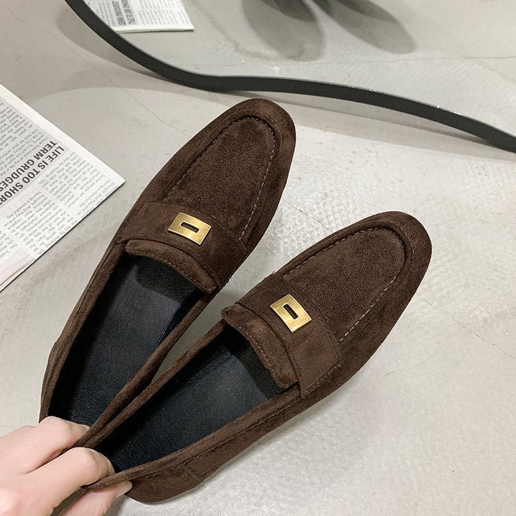 Commuter Shoes Female Flat Loafers Ooho