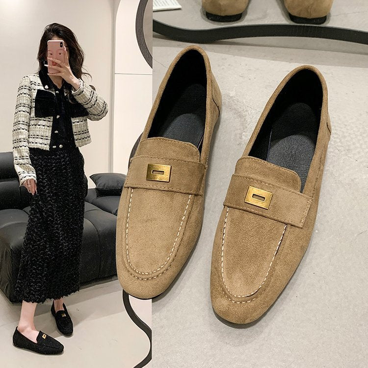 Commuter Shoes Female Flat Loafers Ooho
