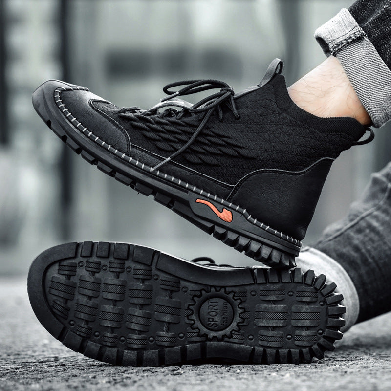 Sewing Tooling Shoes Outdoor Driving Hiking Shoes Men Ooho